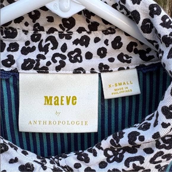 Anthropologie Maeve Mixed Pattern Button
Front Top Size XS - Picture 6 of 11